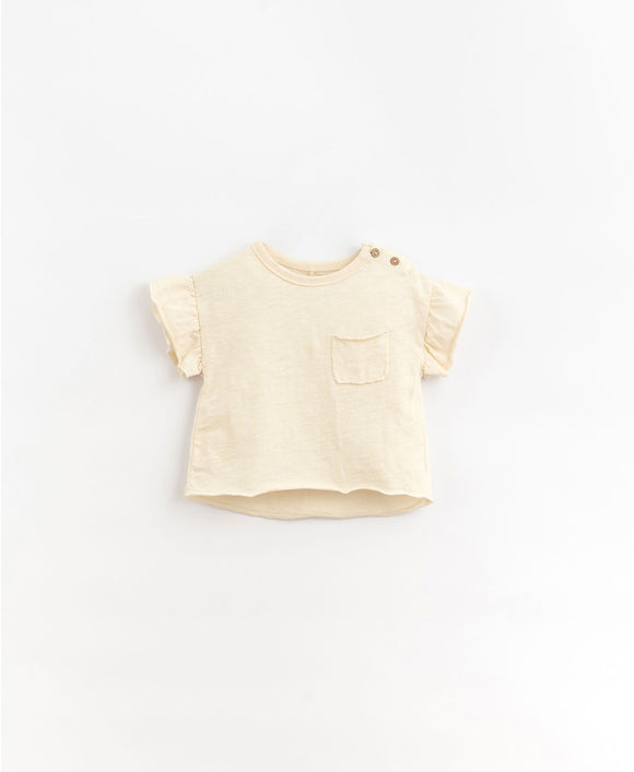 Camiseta de algodón orgánico con bolsillo delantero Karité Play Up