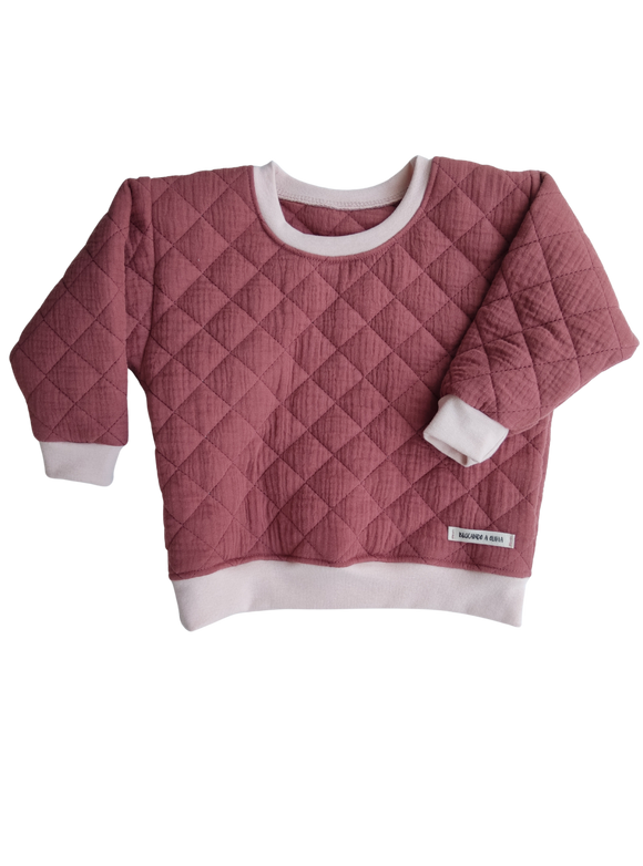 Sudadera Olivia Acolchada Rosa Antiguo