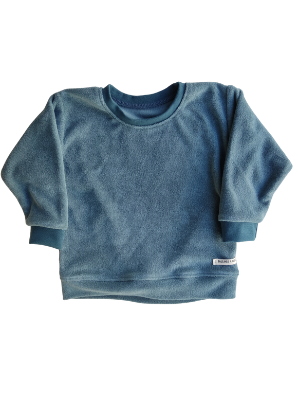 Sudadera Olivia Toalla Azul Grisáceo